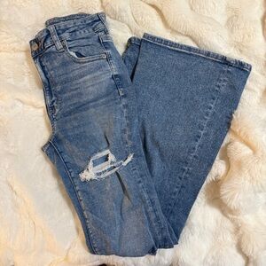 American Eagle Outfitters Blue flare jeans